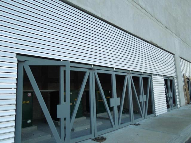 louver de aluminio industrial