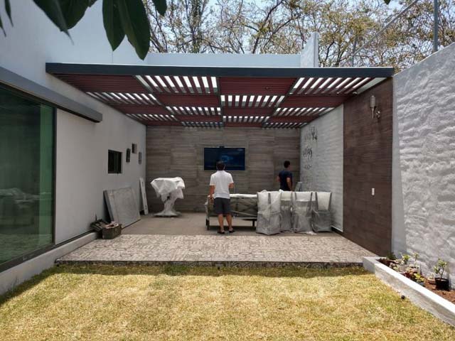 pergola en terraza 2