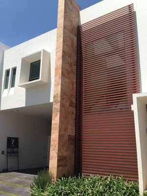louver color madera